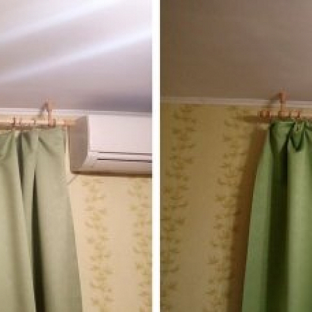 Химчистка зеленых штор